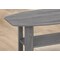 Monarch Specialties Dining Table - 36"X 48" / Grey Cement / Chrome Metal I 7925P - alternate 3